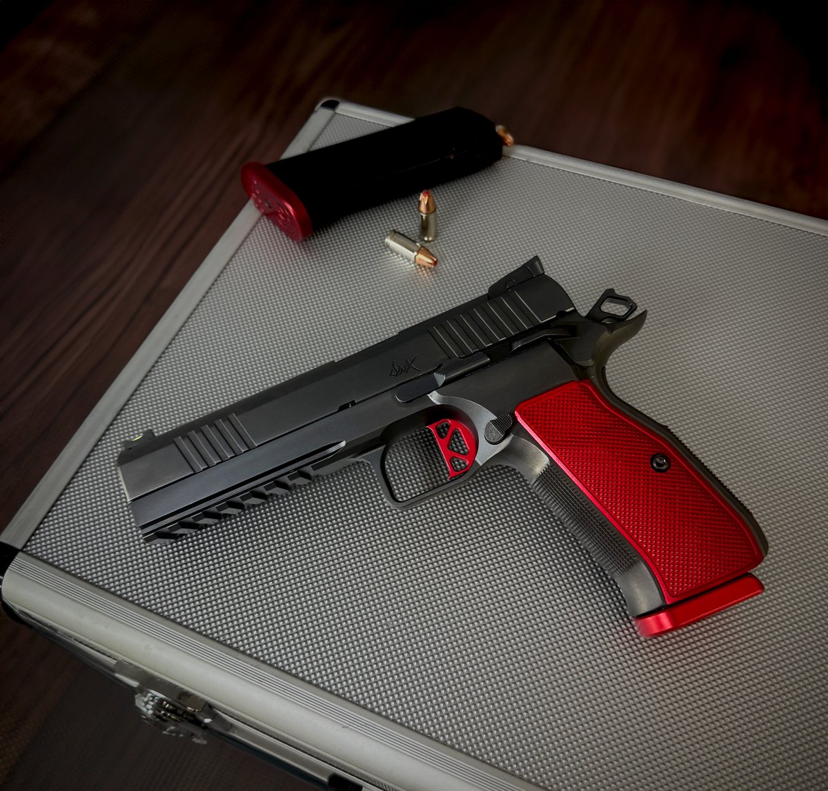 NewAmericanArms's tweet photo. Take your competition shooting to the next level with our pistols—we have the perfect pistol to match your skill and ambition. What do you use for competitive shooting? #RVA #Richmond #2a #Firearms #Gun #CCW #ConcealedCarry #Pistols #TruckGun #firearm #gunphotography #edc #uspsa https://t.co/oURyrpoLMW