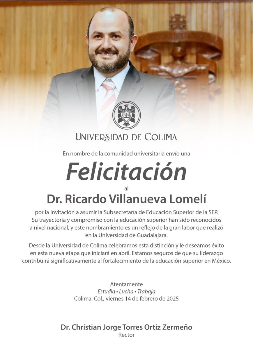 ¡Muchas felicidades, Dr. Ricardo Villanueva (<a href="/rvillanueval/">Ricardo Villanueva</a>)!