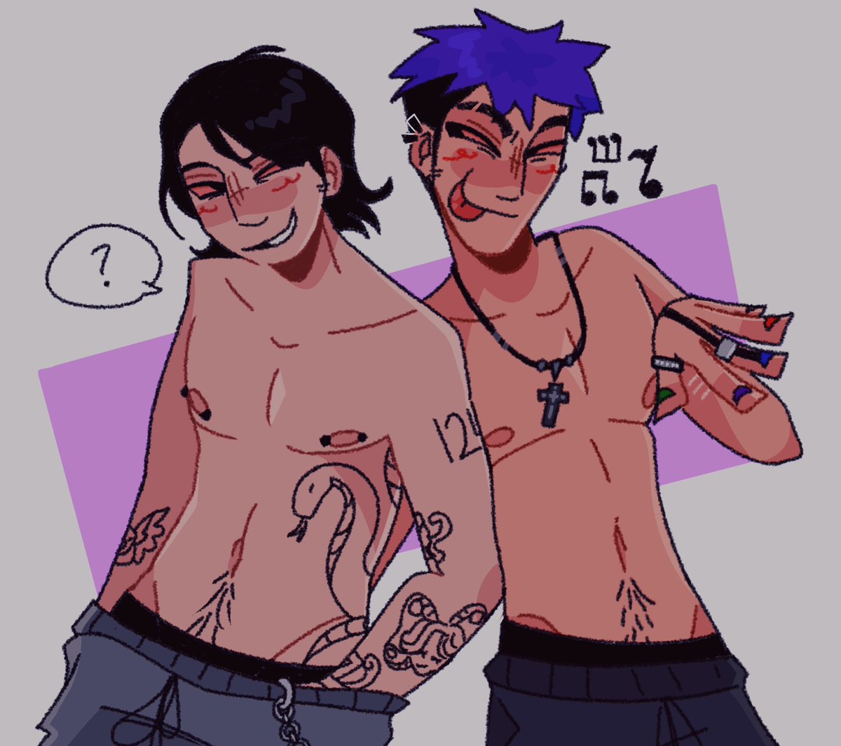 OniHound's tweet image. *squeezes ur ass* happy valentines homie 
#thagyu #thangyu