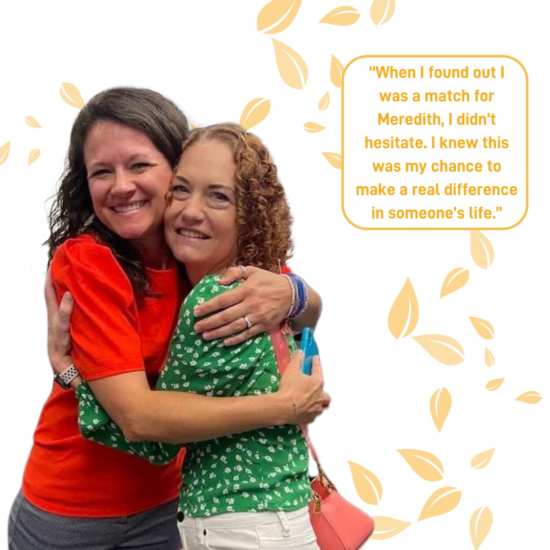 On #NationalDonorDay, we celebrate stories like Meredith &amp; Jill’s. After Meredith’s second kidney failure, Jill became her #LivingDonor and changed both of their lives forever.