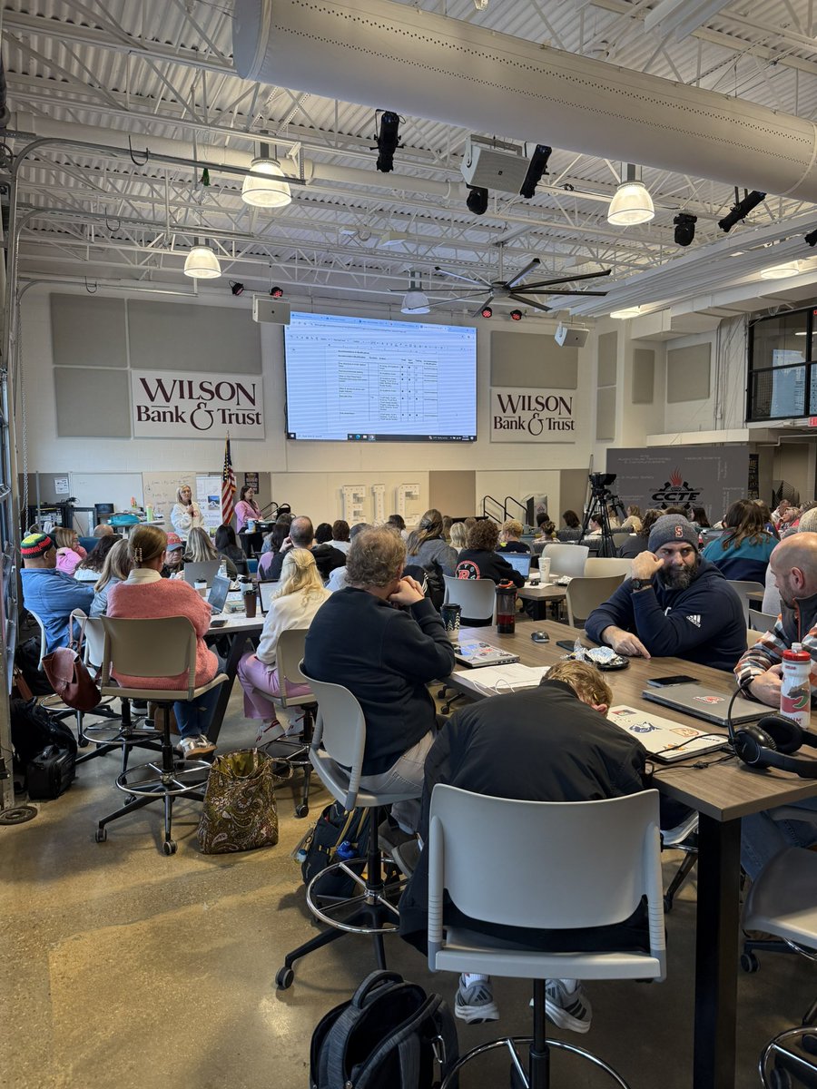Awesome PD today with our #CCTE family and SPED Department collaborating on how to serve all students the best. 💪