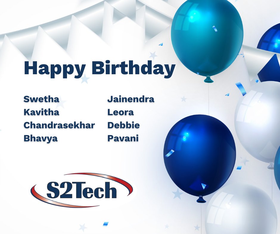🎉 Happy Birthday to Our February Stars! 🎉

Wishing a fantastic year ahead to all our February birthdays in the #S2TechFamily! 🥳🎂 Your hard work &amp; dedication make a difference every day.

Drop a 🎉 to celebrate! 🎈🎁

#HappyBirthday #FebruaryBirthdays #CelebrationTime