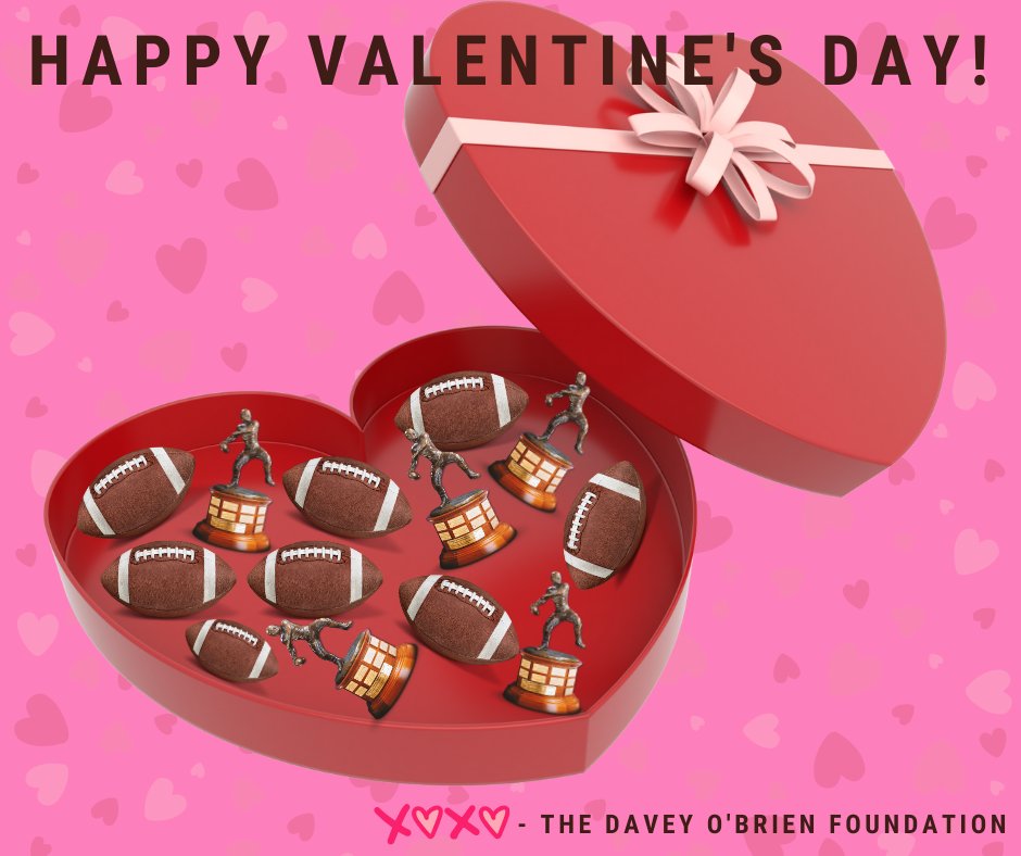 daveyobrien's tweet image. It's time to celebrate with some Cam-dy!
Happy Valentine's Day from the Davey O'Brien Foundation! #DaveyQBs