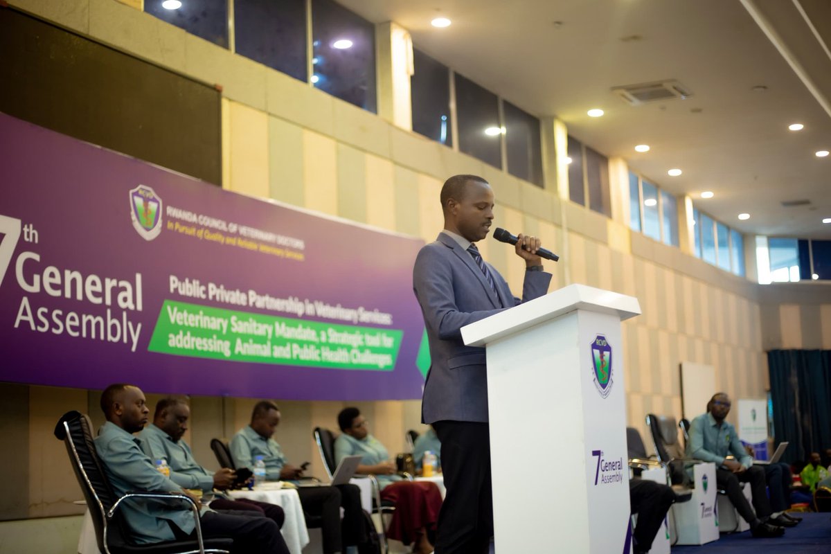 Rwanda Council of Veterinary Doctors (@rwandavets1) on Twitter photo Today,members of the #Veterinary Council gathered at #Kigali ahead of the 7th General Assembly.The event was presided over by the Director General of Animal Resources <a href="/NdorimanaC/">J Claude Ndorimana</a> <a href="/RwandaAgri/">Ministry of Agriculture & Animal Resources |Rwanda</a>.<a href="/RwandaAgriBoard/">Rwanda Agriculture & Animal Resources Devpt Board</a> <a href="/RwandaLocalGov/">Ministry of Local Government | Rwanda</a> <a href="/olivikam/">Olivier Kamana</a> <a href="/FabriceNdayise4/">Fabrice Ndayisenga</a> <a href="/PrimatureRwanda/">Office of the PM | Rwanda</a> @VSFint Today,members of the #Veterinary Council gathered at #Kigali ahead of the 7th General Assembly.The event was presided over by the Director General of Animal Resources <a href="/NdorimanaC/">J Claude Ndorimana</a> <a href="/RwandaAgri/">Ministry of Agriculture & Animal Resources |Rwanda</a>.<a href="/RwandaAgriBoard/">Rwanda Agriculture & Animal Resources Devpt Board</a> <a href="/RwandaLocalGov/">Ministry of Local Government | Rwanda</a> <a href="/olivikam/">Olivier Kamana</a> <a href="/FabriceNdayise4/">Fabrice Ndayisenga</a> <a href="/PrimatureRwanda/">Office of the PM | Rwanda</a> @VSFint