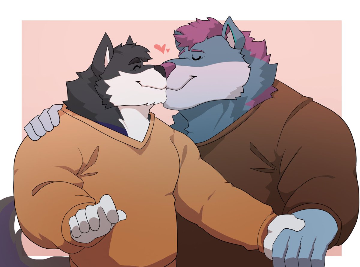 Happy Valentine’s Day to the best pup 💙 <a href="/colby_husky/">Colby! - colby.dog</a> 
🎨: boyofrancis