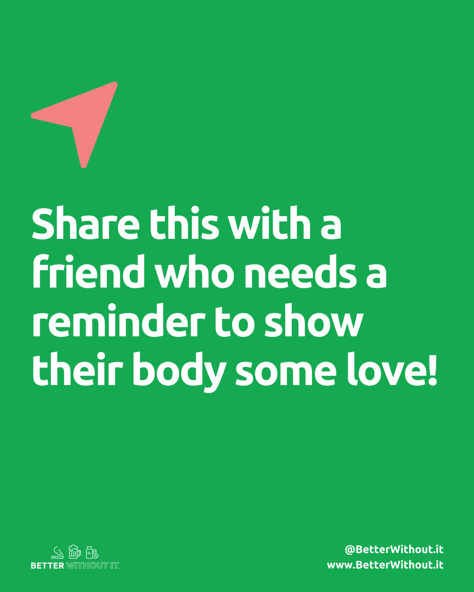 BetterWithoutIt's tweet photo. Taking care of your body = self-love. 💚 Every choice matters—fuel yourself with what makes you strong, happy, and unstoppable. (Pt.2) 🌟

💌 Tag a friend who needs this reminder: Your body deserves love, too. 🫶

#mindfuleating #fuelyourbody #selfcare https://t.co/JUlDJa2uDe