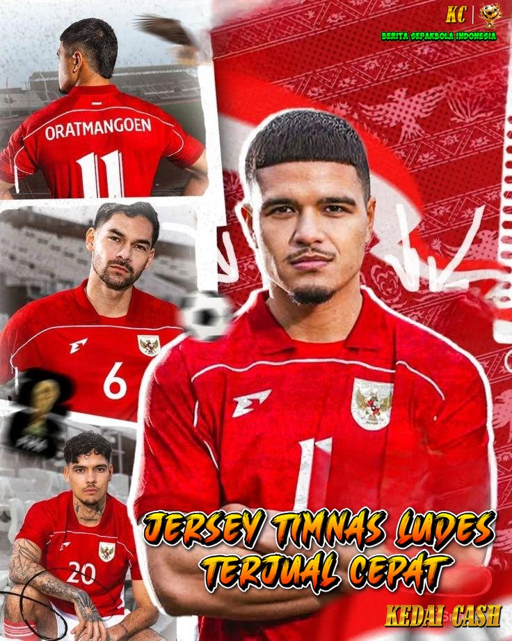 KEDAICASH88's tweet photo. Jumat (14/2/2025),Erspo, pakaian resmi Timnas Indonesia, memulai pemasaran jersey dengan desain baru mereka.
#kedaicash #judibola #sbobet #agenbola #TimnasDay https://t.co/z2sC97pZJS