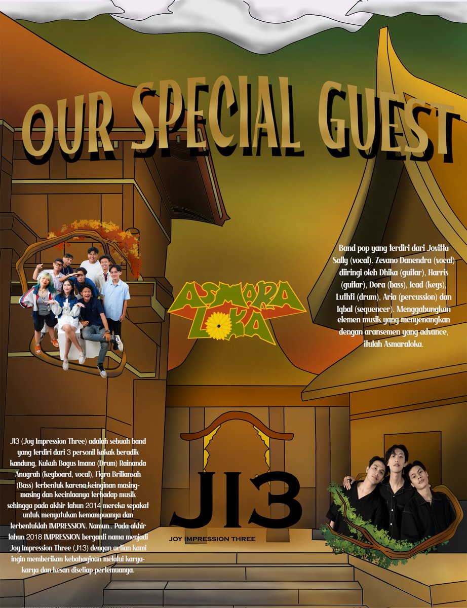 ⏳Timeless harmonies to electrifying beats, connecting us through rhythm and emotion. Special Guest siap mengguncang panggung dengan penampilan yang memadukan nostalgia, semangat, dan energi murni dalam satu pengalaman tak terlupakan! 🎞💫