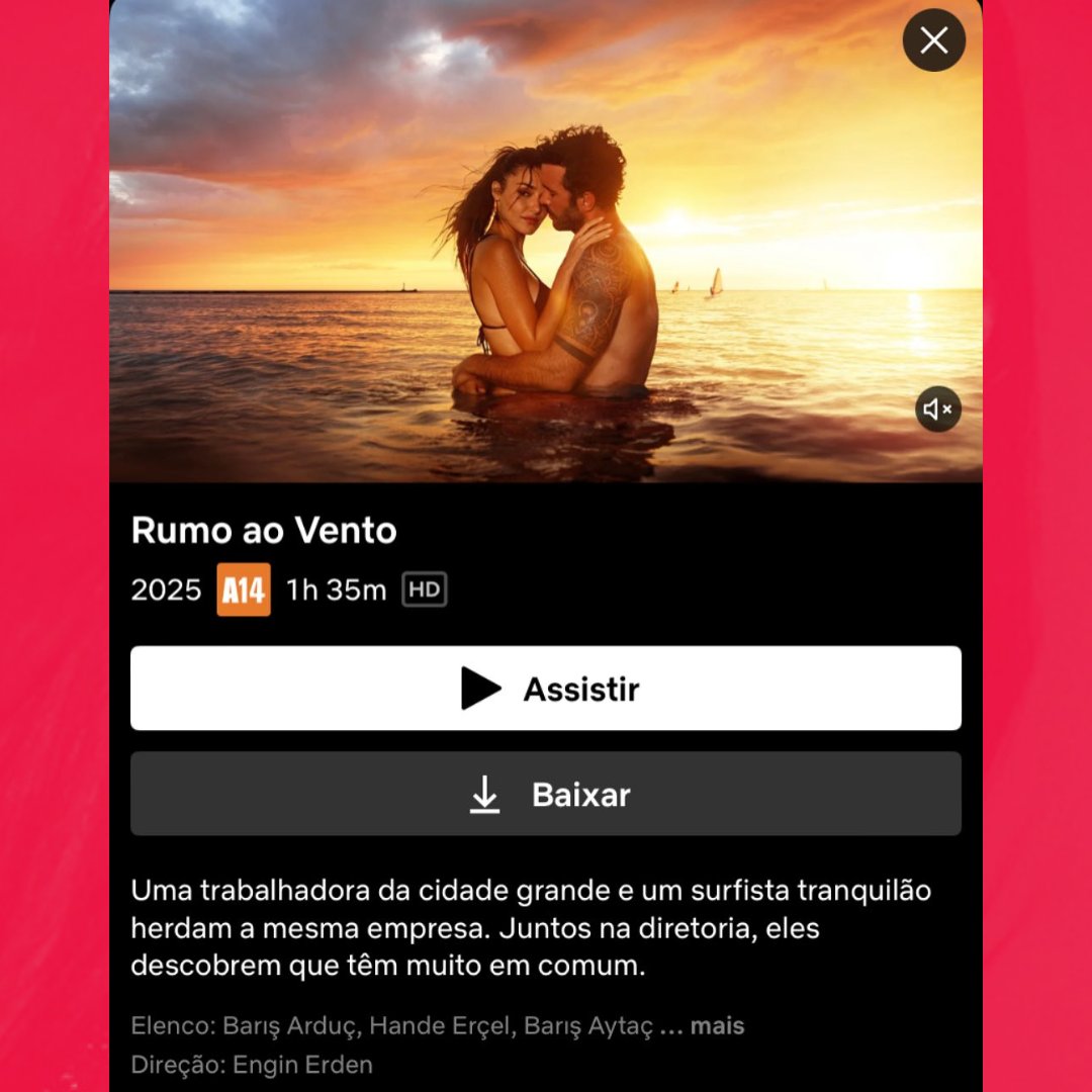 handercelbrasil's tweet photo. 🚨|| “Rumo ao Vento” novo filme da #HandeErçel com o #BarışArduç já está disponível na @NetflixBrasil 

Quem já assistiu ao filme? Deixe o seu feedback aqui.

Está emocionante, parabéns a Hande, todo elenco e equipe. 😍🤧💘👏

#RüzgaraBırak #RumoAoVentoNetflix #ChasingTheWind https://t.co/VtCXWEFcoF