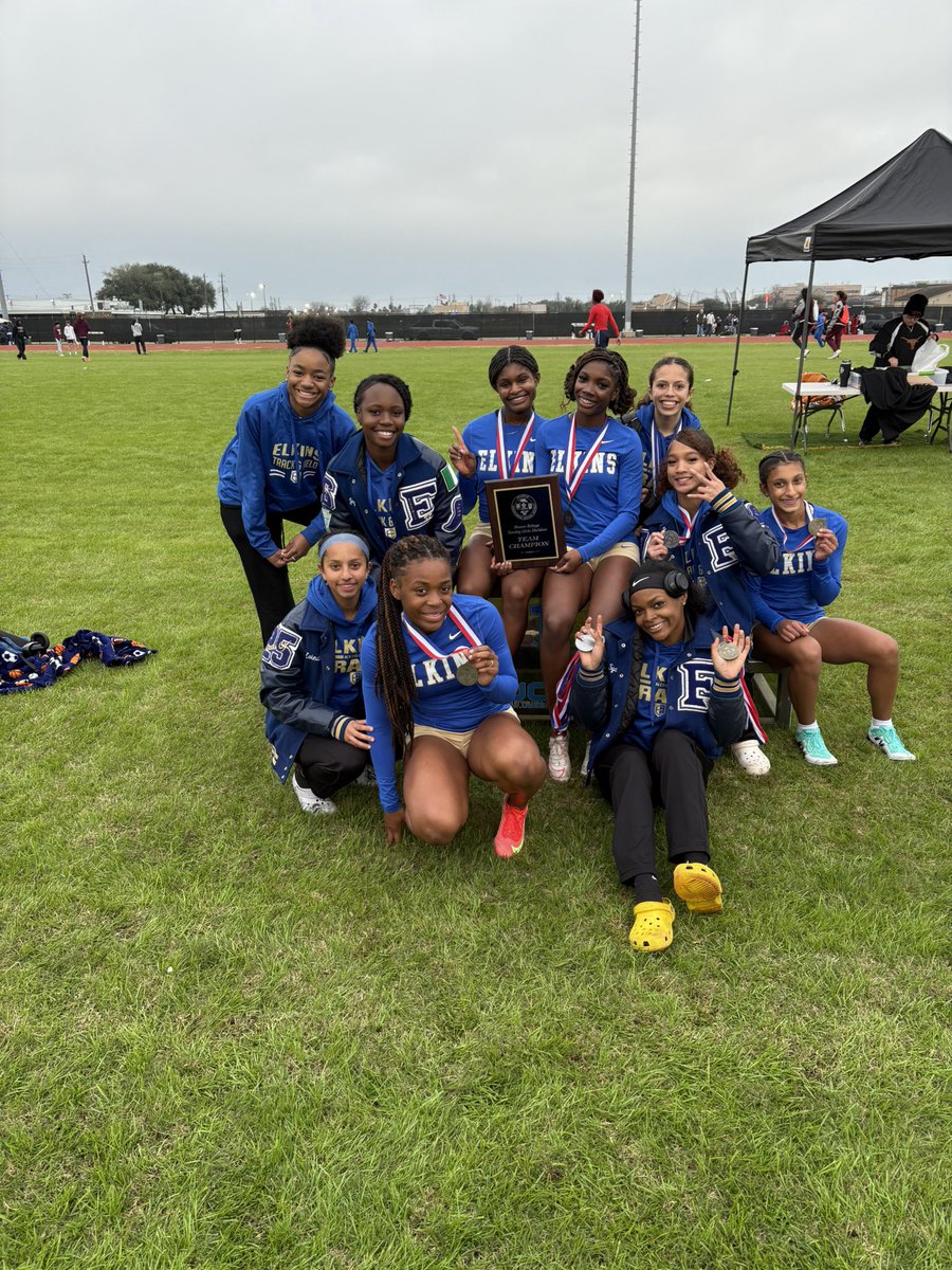 ElkinsTrack's tweet image. Team Champions! @FBISDAthletics @djackson11SU @CourtneyMuceus