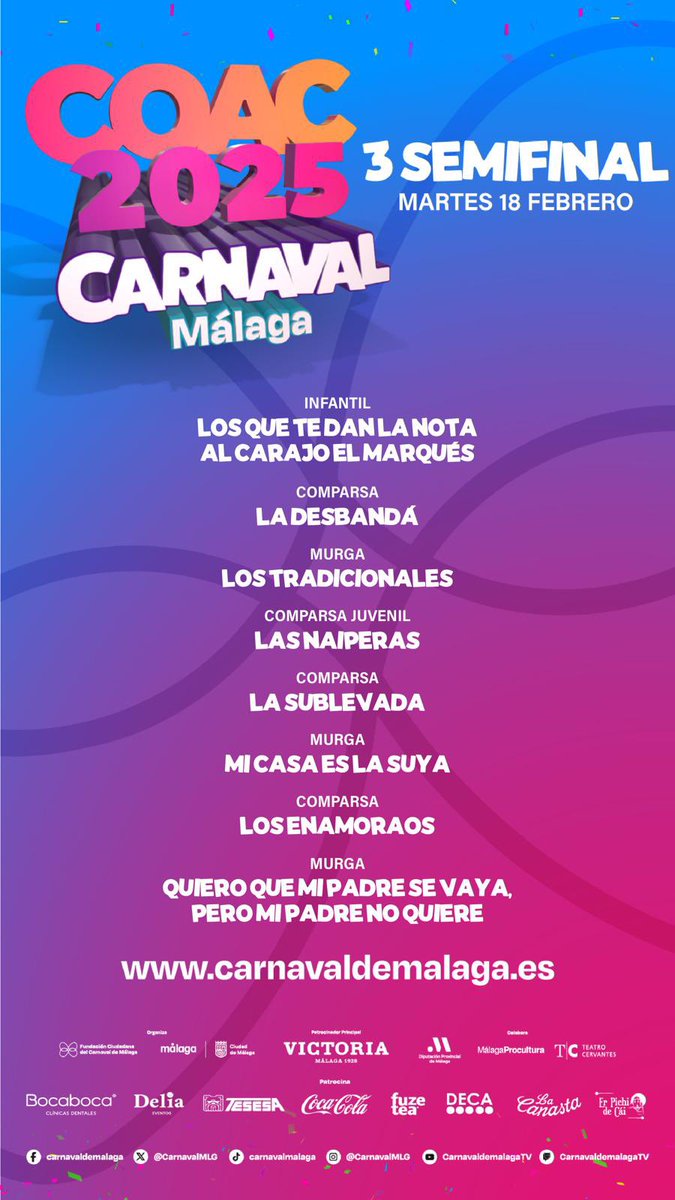 Carnaval de Málaga tweet media