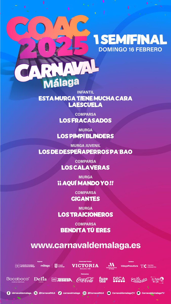 Carnaval de Málaga tweet media