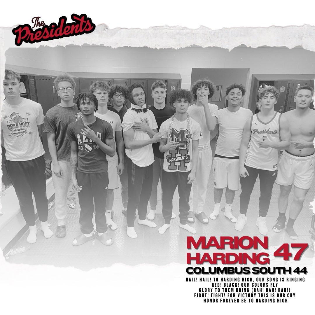 Marion Harding Boys Basketball (@prexyhoops) on Twitter photo Tonight’s Junk Yard Dog was LOCKED IN. 🔐⛓️🦴 24’s D helped get us back in it after a slow start. On the other end, he was finding a way to the hoop. That’s W#19 for HHS—2ND team in school history to get 19 Ws in a regular season. 3rd most all-time. NOT DONE YET! <a href="/HardingPrexies/">Harding Presidents</a> Tonight’s Junk Yard Dog was LOCKED IN. 🔐⛓️🦴 24’s D helped get us back in it after a slow start. On the other end, he was finding a way to the hoop. That’s W#19 for HHS—2ND team in school history to get 19 Ws in a regular season. 3rd most all-time. NOT DONE YET! <a href="/HardingPrexies/">Harding Presidents</a>