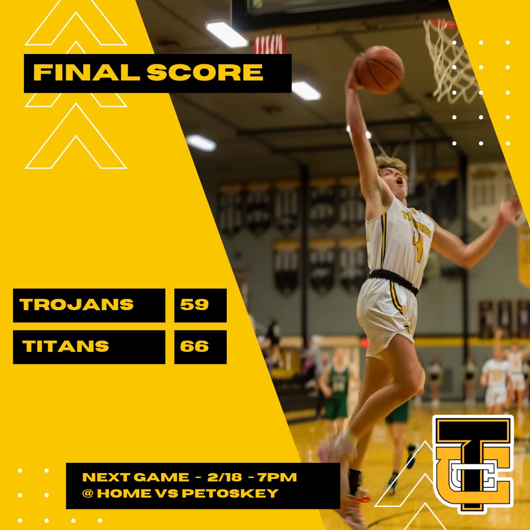 Trojans 59 - TC West 66
<a href="/cassius_feeney/">Cassius Feeney</a> 14 points
<a href="/hudsonmclean22/">Hudson Mclean</a> 14 points