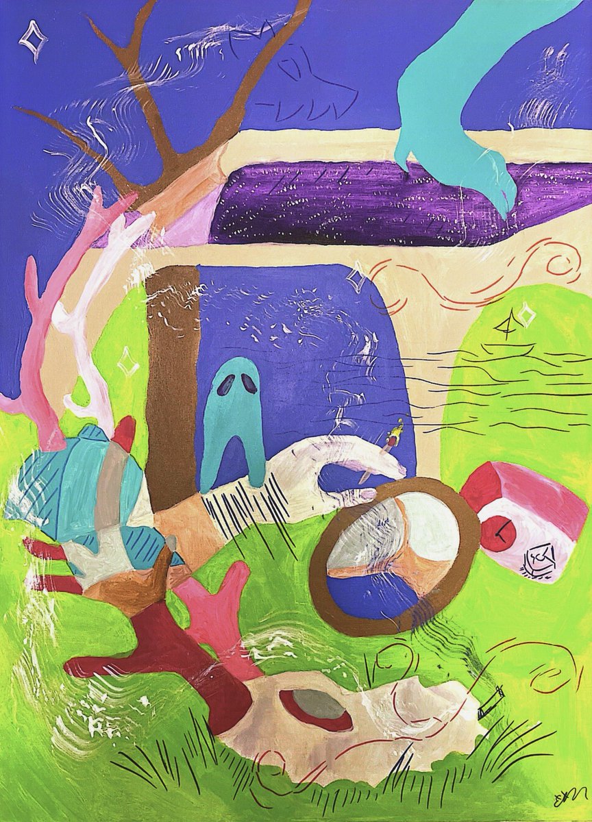 painting i drew to let feelings out