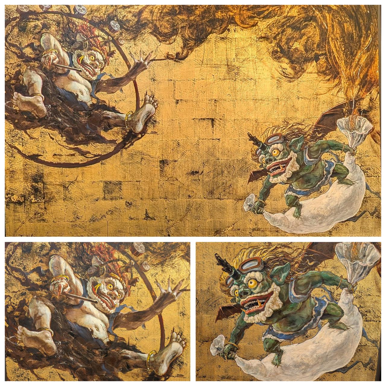 油彩　流れ星　SMサイズ　贄田越郎画 油彩流れ星SMサイズ贄田越郎画