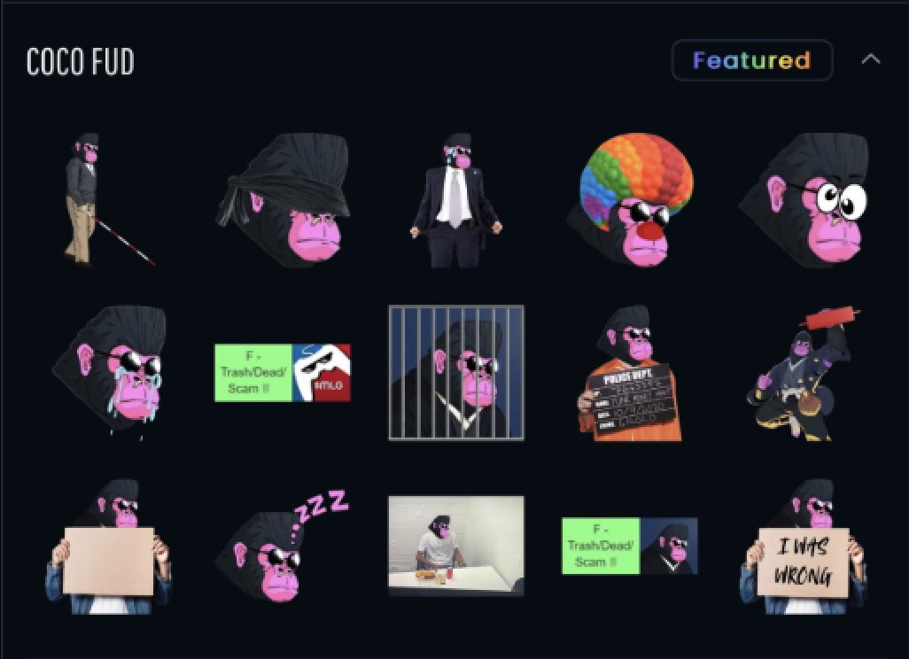 MLG on Ronin (@mlgonronin) on Twitter photo 🚨<a href="/Coco__Bear/">Coco__Bear</a> FUD Alert🚨
Announcing the new COCO FUD Collection on mlg.fun 🎉
To celebrate Coco learning about $MLG, we're giving away 1,000,000 $COCO (~$1K USD).
To enter:
🎨 Use the COCO FUD collection on mlg.fun
📜 Post your meme to X
☑️ 🚨<a href="/Coco__Bear/">Coco__Bear</a> FUD Alert🚨
Announcing the new COCO FUD Collection on mlg.fun 🎉
To celebrate Coco learning about $MLG, we're giving away 1,000,000 $COCO (~$1K USD).
To enter:
🎨 Use the COCO FUD collection on mlg.fun
📜 Post your meme to X
☑️