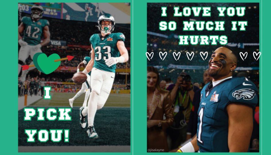 JisaLayne's tweet image. I made Eagles valentines for the parade 💚💚 GO BIRDS