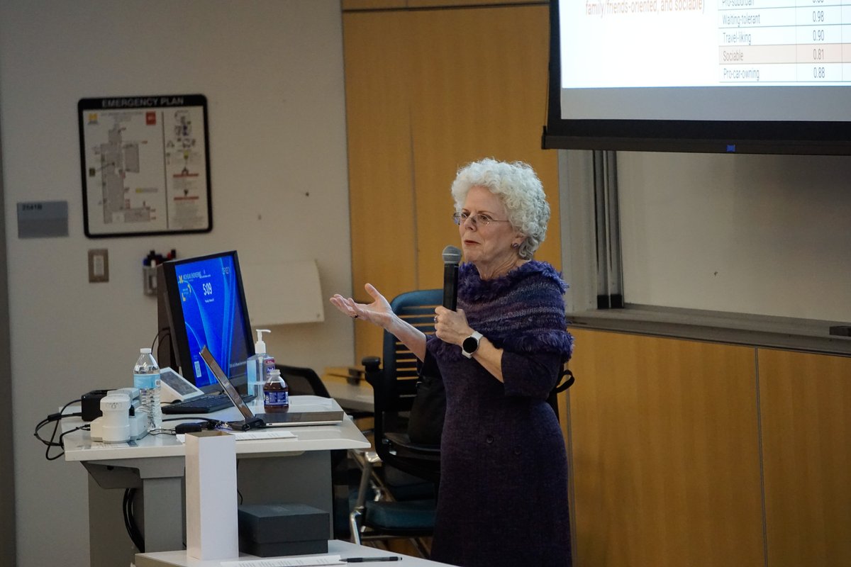 Thank you to Patricia Mokhtarian for delivering this year’s Richart-Woods Distinguished Lecture, honoring the legacies of F.E. Richart Jr. and Richard D. Woods. We’re grateful to everyone who braved the winter weather to attend!

#RichartWoodsLecture #CivilEngineering