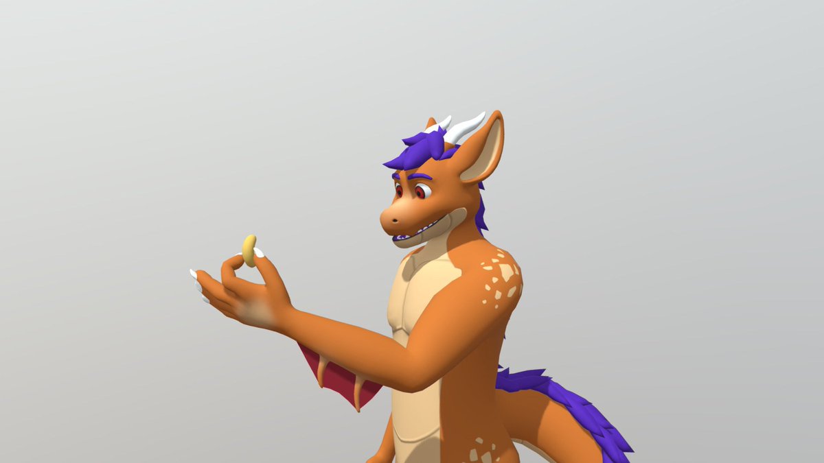 JFodragon's tweet photo. I created my first 3D Furry avatar!  
Check it out on Sketchfab: https://t.co/w00ICc1M9l https://t.co/WzLjcYyf6x