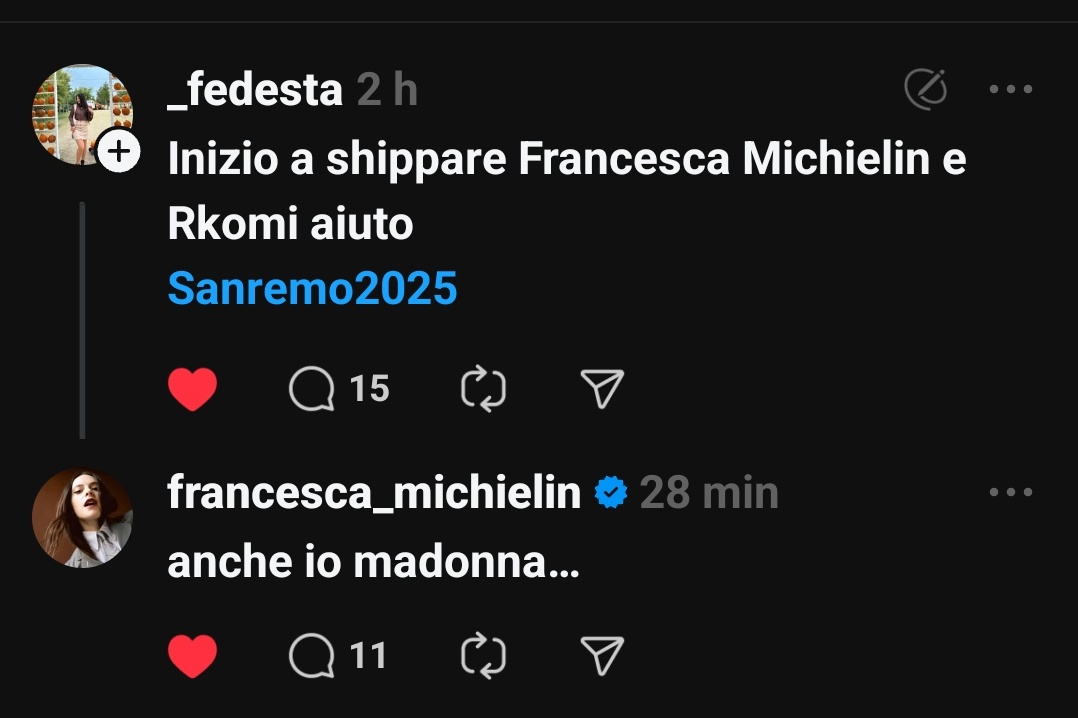 FRANCESCA MICHIELIN LA PIÙ ICONICA
#Sanremo2025
