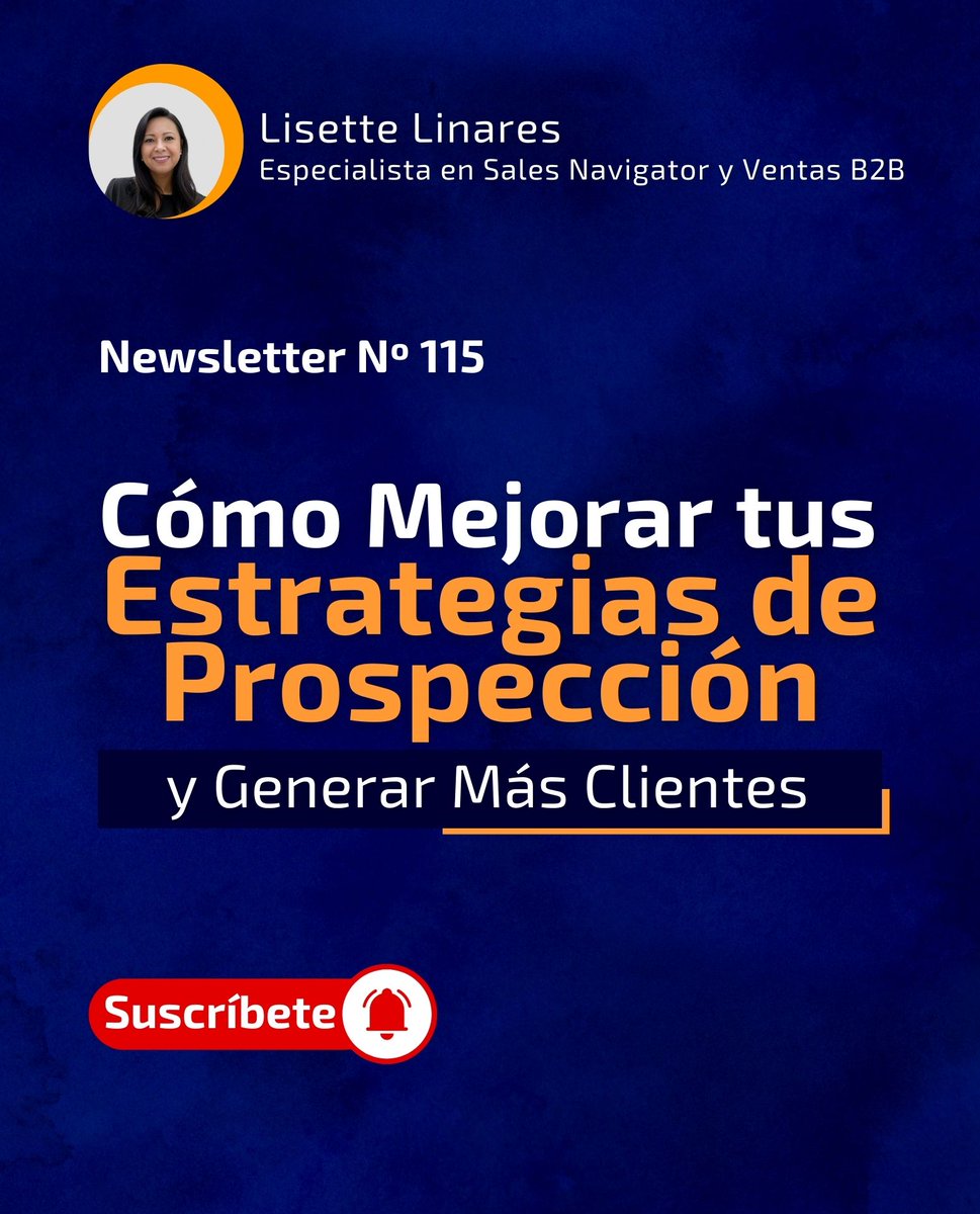 ikigaimarketer's tweet photo. La prospección es uno de los procesos más desafiantes en el ámbito B2B. Identificar a las empresas correctas, conectar con los tomadores de decisiones y llevarlos hacia el embudo de ventas requiere https://t.co/onV3tgqTHf