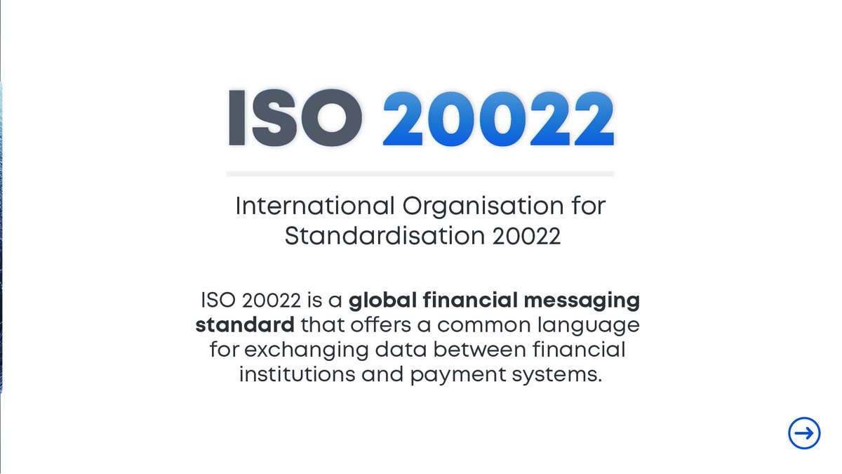 coinspot's tweet photo. What is ISO 20022? 💡