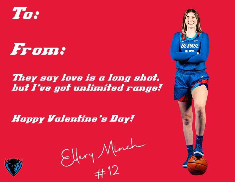 With love, 
DePaul WBB 💌