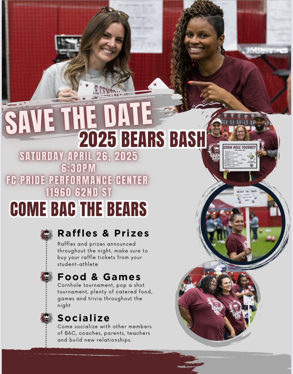 LCBAC (@lchsbac) on Twitter photo 2025 LC Bears Bash
Saturday, April 26, 2025!!!
Save the date!!
Put it on your calendar!!
We would love to see you all
(21 and over of course)
<a href="/LCHSBears/">Lawrence Central</a> <a href="/LCHSAthletics/">LCHSAthletics</a> <a href="/ltgoodnews/">LT Schools</a> 2025 LC Bears Bash
Saturday, April 26, 2025!!!
Save the date!!
Put it on your calendar!!
We would love to see you all
(21 and over of course)
<a href="/LCHSBears/">Lawrence Central</a> <a href="/LCHSAthletics/">LCHSAthletics</a> <a href="/ltgoodnews/">LT Schools</a>
