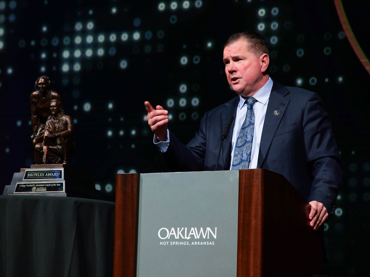 Oaklawn Hot Springs (@oaklawnracing) on Twitter photo Oaklawn is honored to have hosted the 29th Annual <a href="/BroylesAward/">The Broyles Award</a>, celebrating excellence in assistant coaching. This prestigious event brought together nominees, past winners, and honored guests for an unforgettable evening of recognition and connection. Congratulations to the Oaklawn is honored to have hosted the 29th Annual <a href="/BroylesAward/">The Broyles Award</a>, celebrating excellence in assistant coaching. This prestigious event brought together nominees, past winners, and honored guests for an unforgettable evening of recognition and connection. Congratulations to the