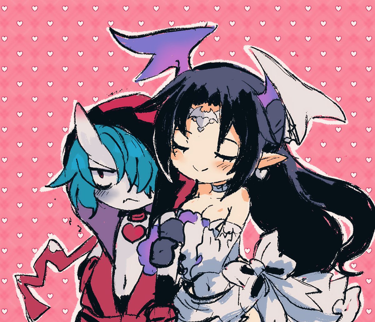 Anini_chu's tweet image. Old sketch I did months ago, but I forgot to post lol! 
Happy valentine&apos;s day!! 🥰🥰🥰💖💖💖