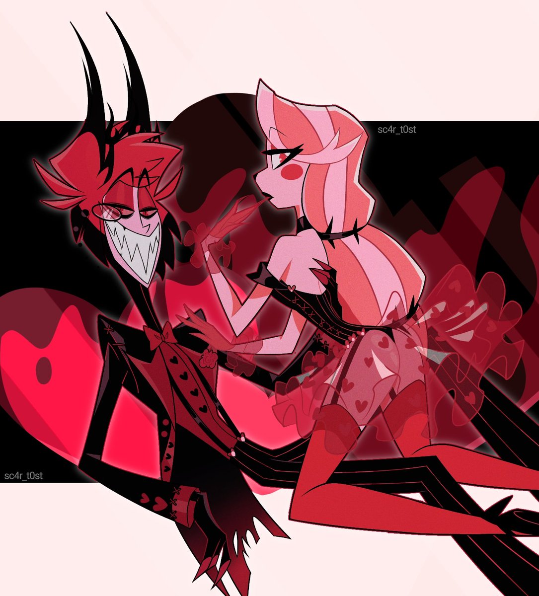 #ValentinesDay #Charlastor #Radiobelle #AlastorxCharlie #CharliexAlastor #CharlieMorningstar #Alastor
Happy Valentine's Day my Charlastors stars 💗😈
