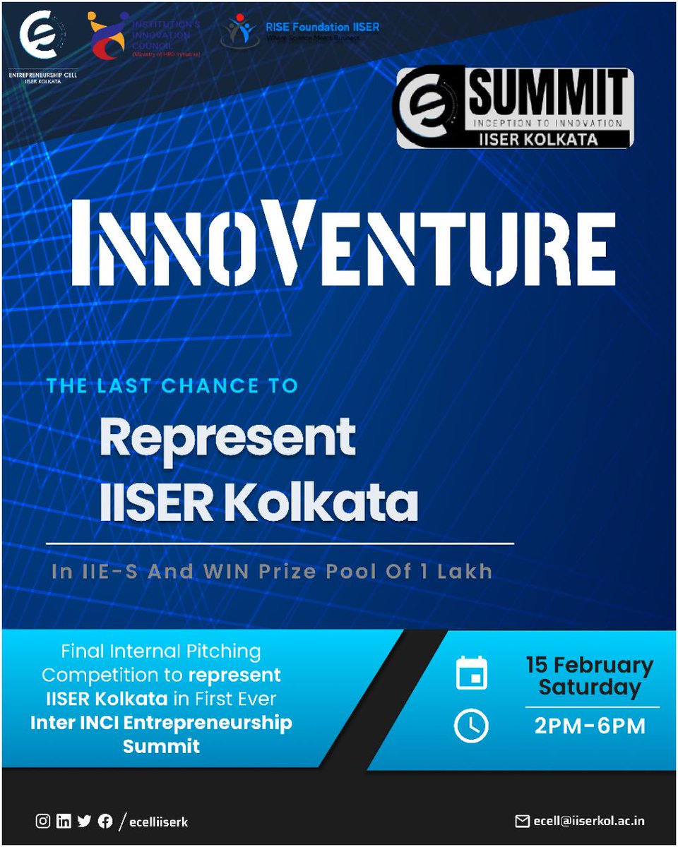 E-Cell IISER Kolkata tweet media