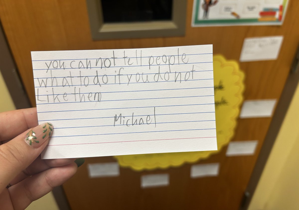 Students responding to a powerful quote all teacher leaders should live by! #BlackHistoryMonth