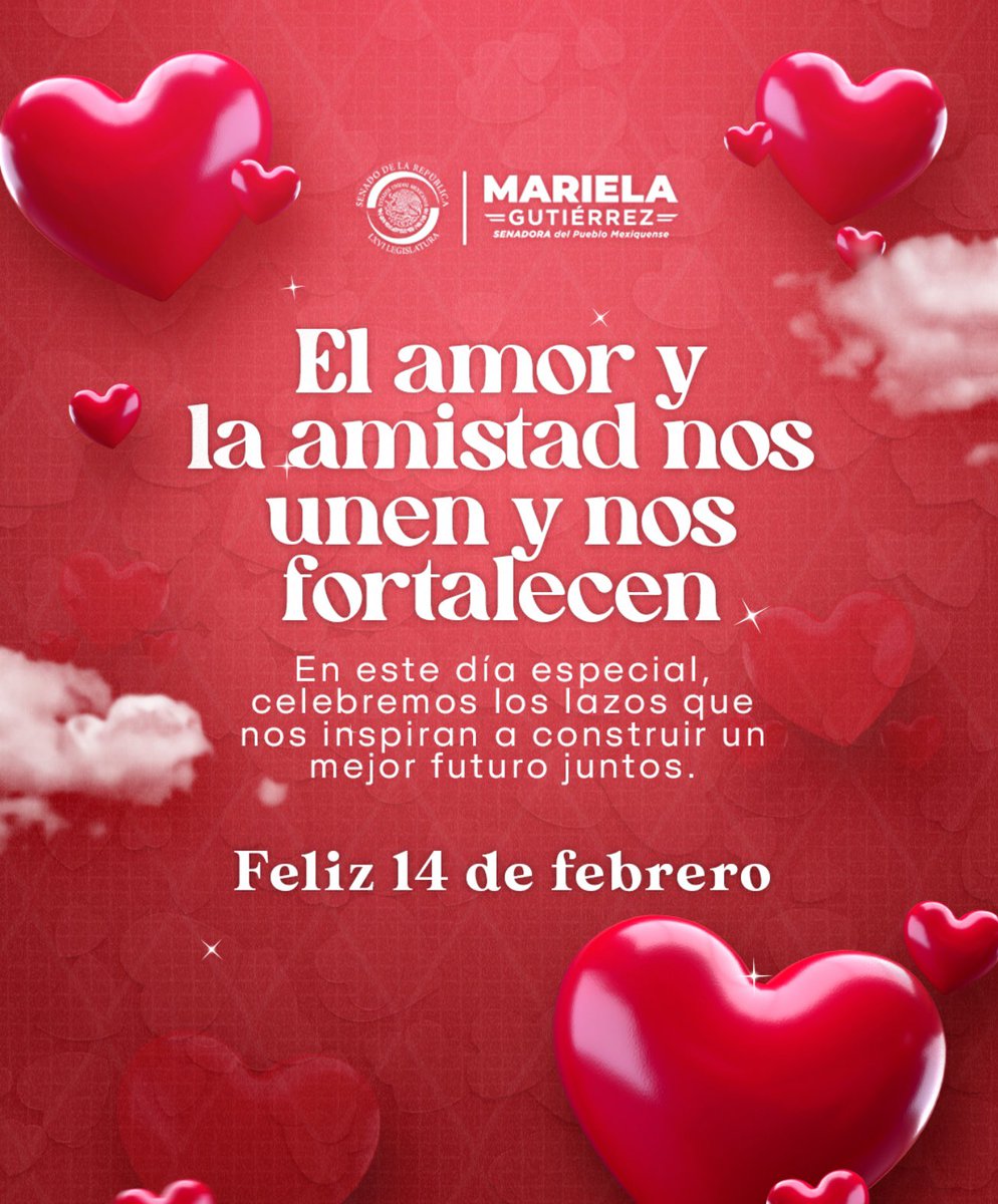 Hoy celebramos el amor en todas sus formas: el que nos une como familia, el que fortalece nuestras amistades y el que nos motiva a trabajar con el corazón por nuestra comunidad. 

Que este Día del Amor y la Amistad nos recuerde la importancia de la solidaridad, el respeto y la