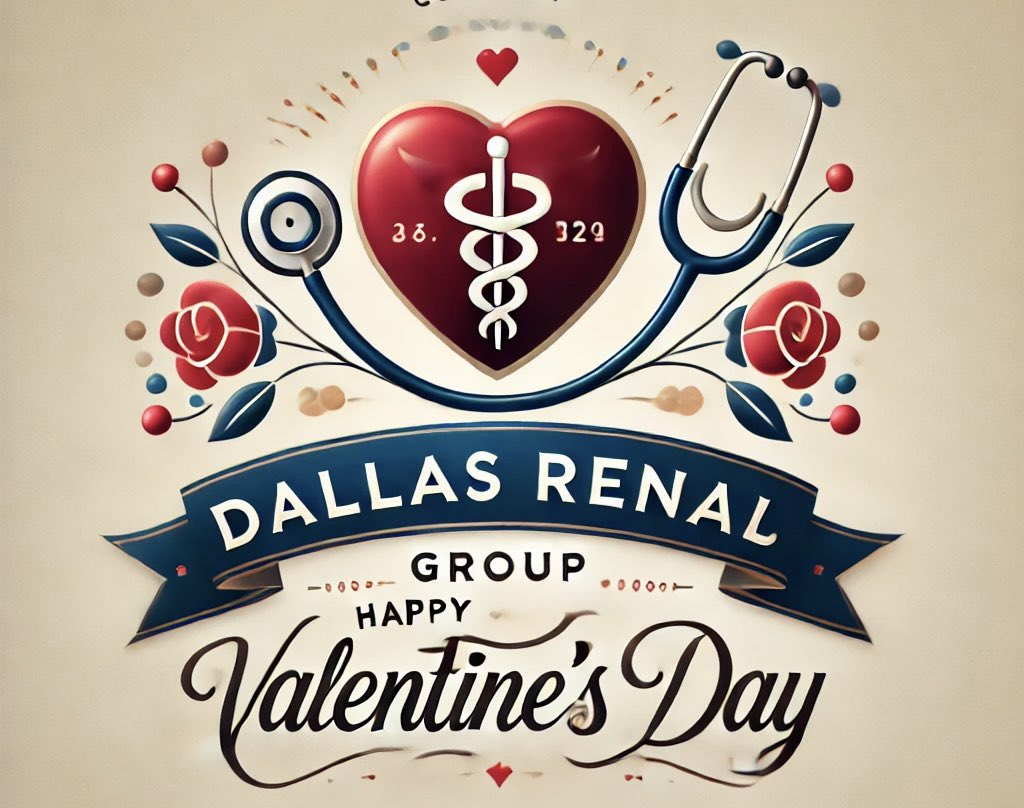 Happy Valentine’s Day from all of us at Dallas Renal Group! Wishing everyone a day filled with love, kindness, and good health. We appreciate the trust you place in us and are grateful to be part of your care. ❤️ #HappyValentinesDay #DallasRenalGroup