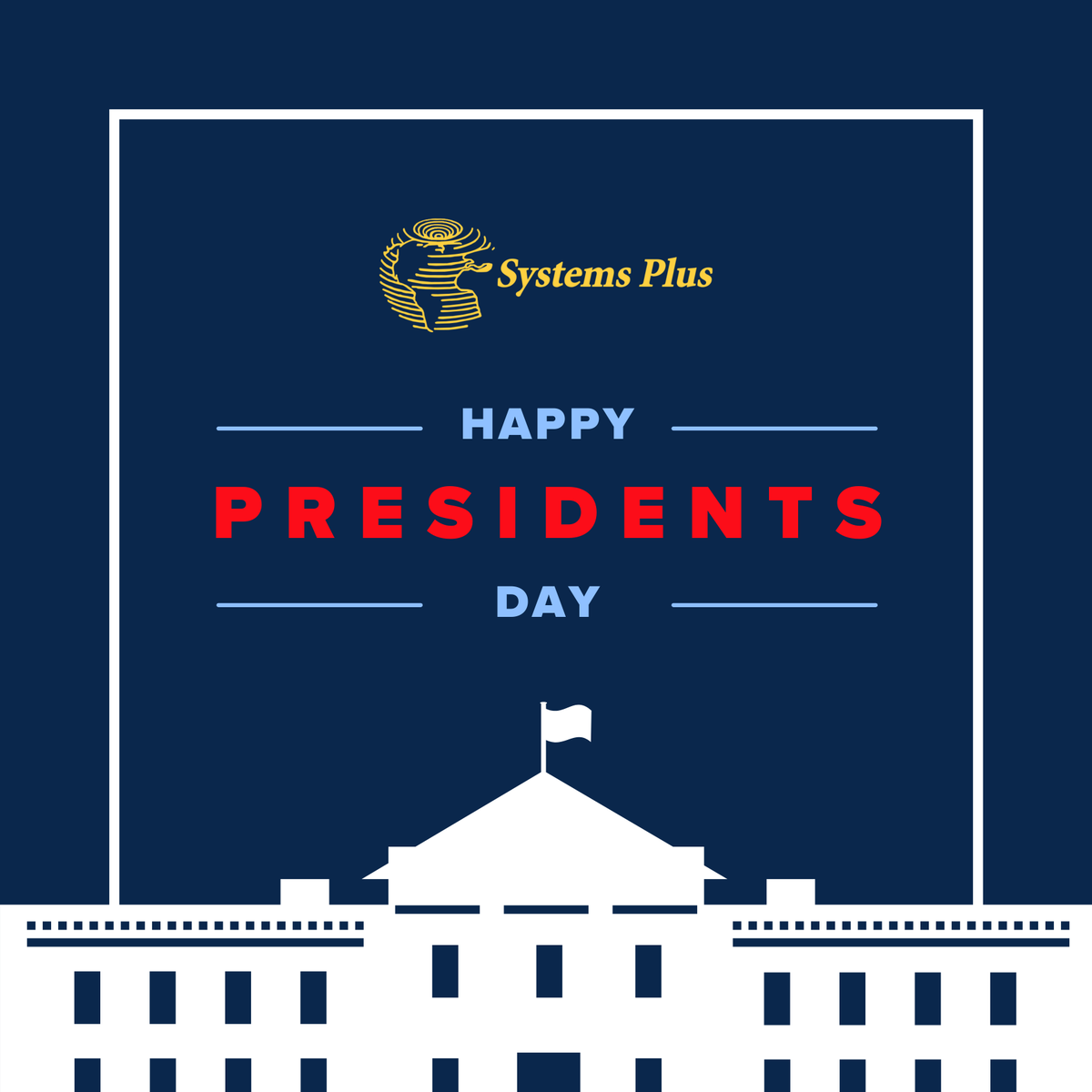 Sysplus_Inc's tweet photo. Happy Presidents' Day from Systems Plus!
#presidentsday #systemsplus https://t.co/l4E391FtWH