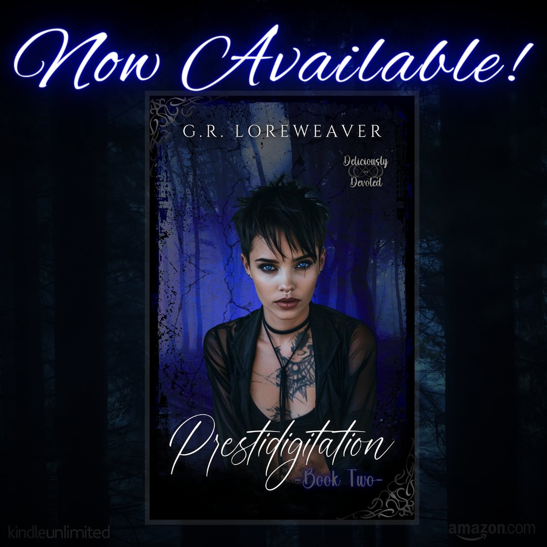 GLoreweaver's tweet image. Prestidigitation

I'm damaged goods.
At least that's what my new mate thinks. He's probably right though, since I've been in love with a woman my whole life that was never going to love me back.

books2read.com/Prestidigitati…

#grloreweaver #pnr #ffm #nowavailable #omegaverse #shifters