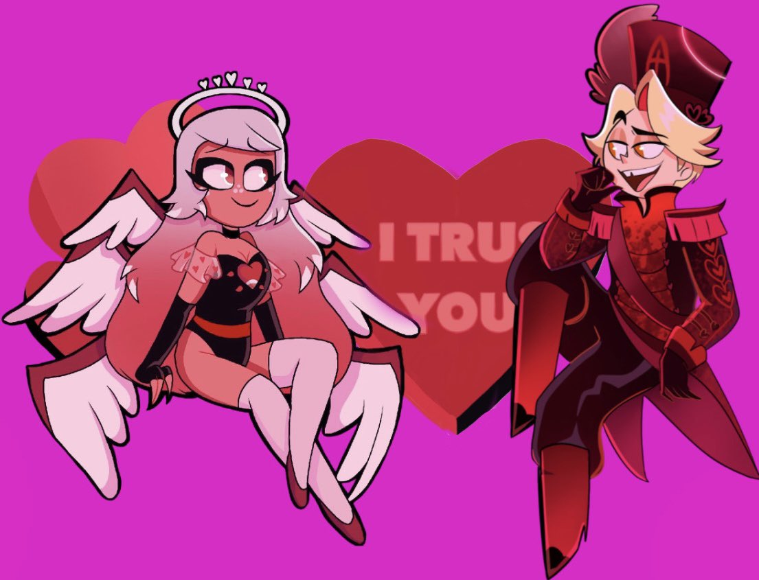 I trust you 💗#HazbinHotel #HazbinHotelFanart #HazbinHotelAbel #HazbinHotelEmily #HazbinHotelArt
