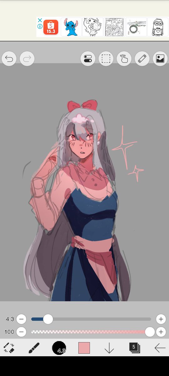 Dafiichili's tweet photo. @plxntyz Sofia doodle 💞
Also practicing a lil :P https://t.co/mviIHBLlAw