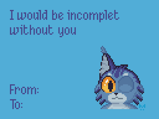 misplet's tweet photo. happy valentine's/single's awareness/chocolate is 50% off tomorrow/original joke day
#Pixelart #pixelartist #Valentinesday2025 https://t.co/20C4Aqo2L8
