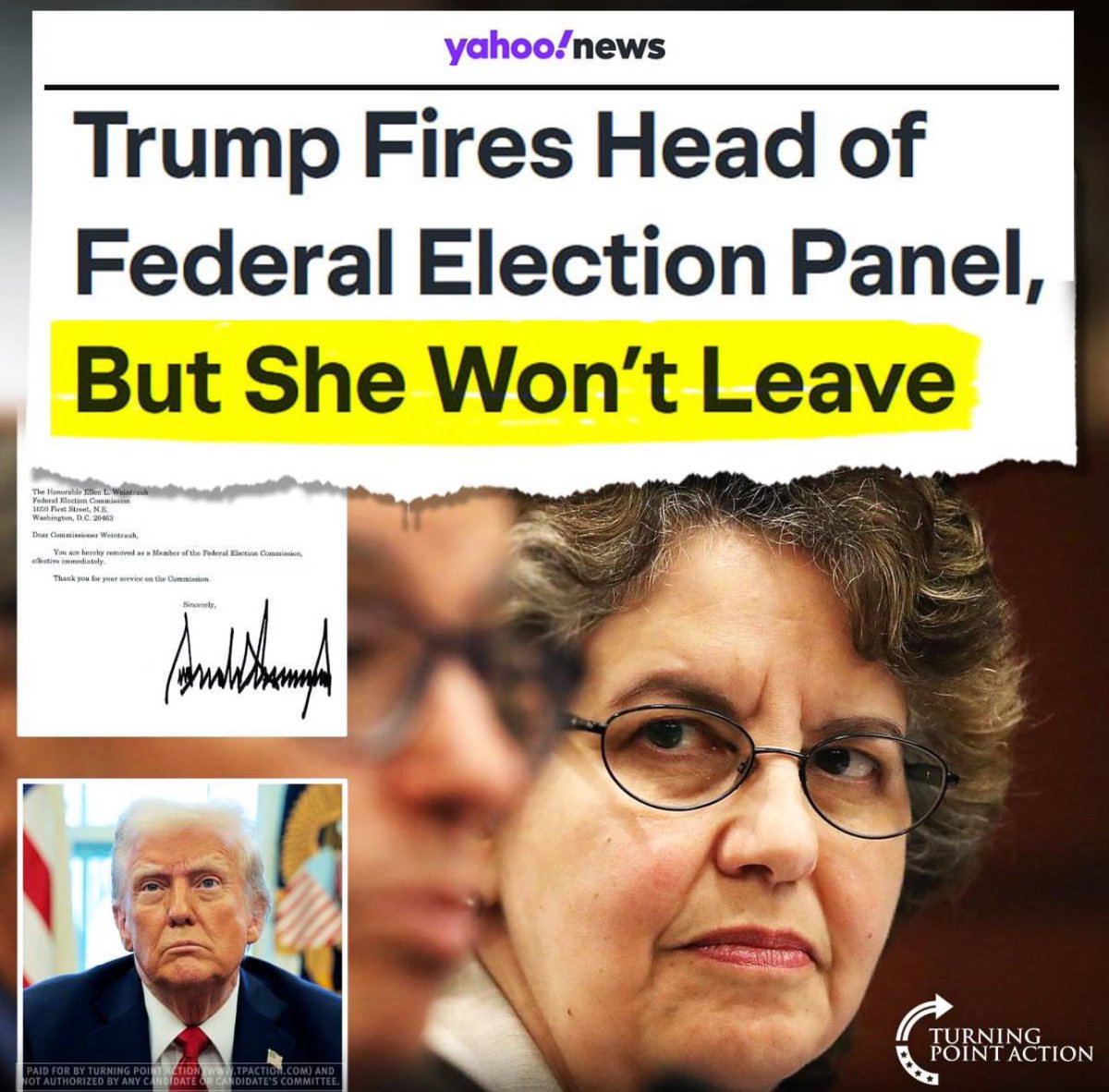 Arrest her,  send her to GITMO with the rest of the traitors.