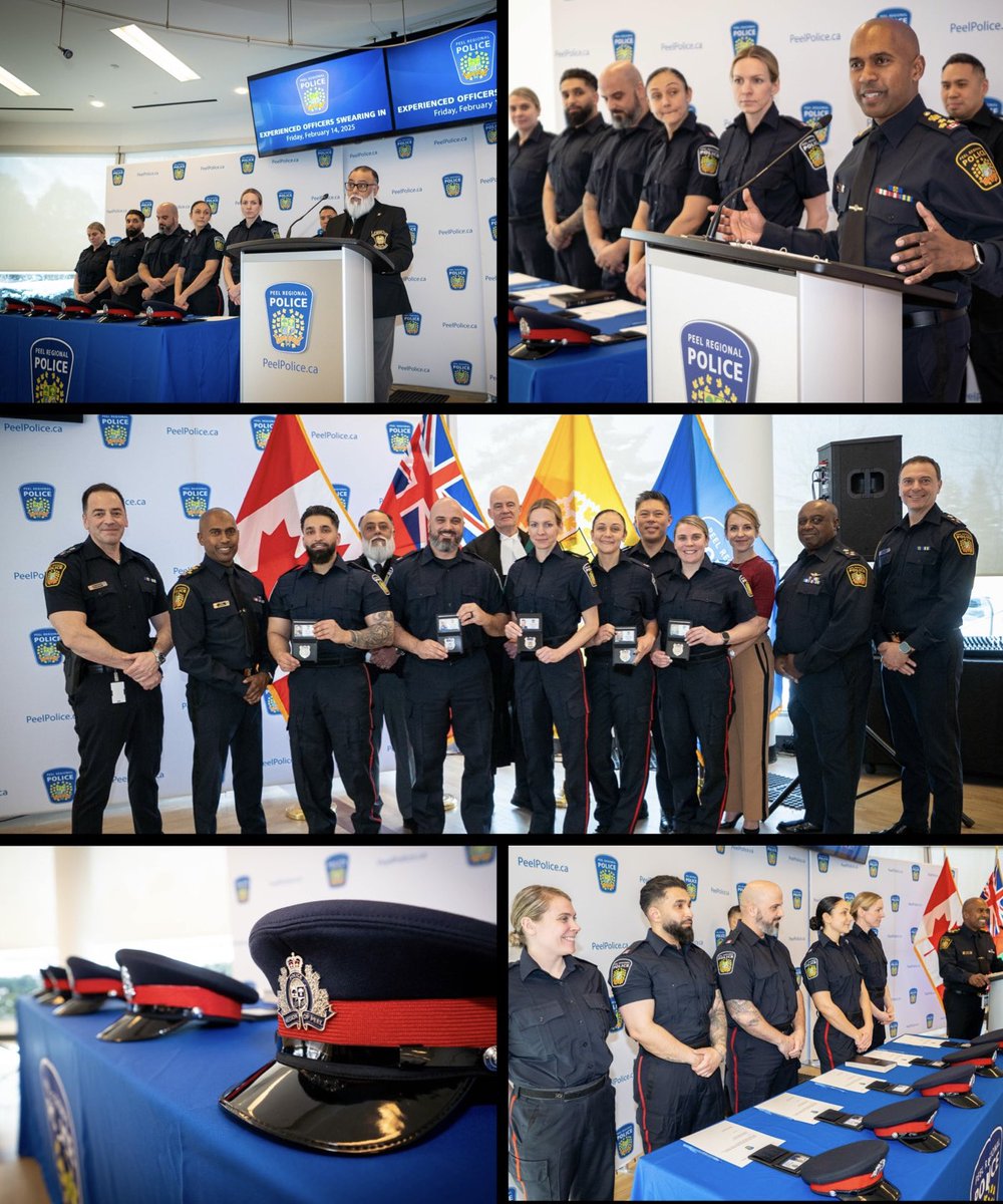 Earlier today, five experienced officers received their #PRP badges as they were sworn in and joined the PRP family. We’re proud and excited to have them aboard.
