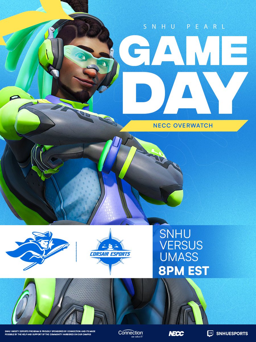 Catch SNHU Pearl taking on UMASS Corsairs tonight at 8PM 💕

#SNHU | #NECC