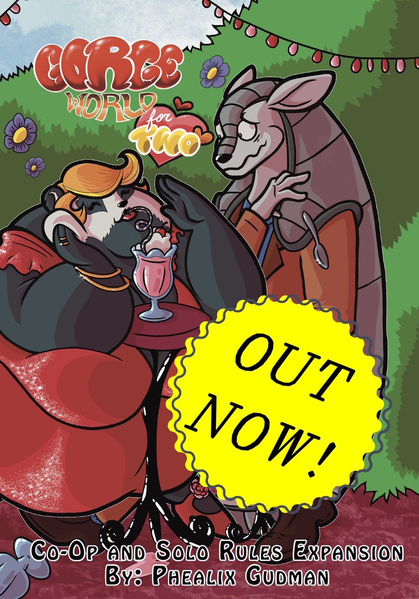 #Gorgeworld For Two is OUT NOW!
Ever wanted to play GorgeWorld but have difficulty scheduling 4 other people?
Just want a game with a close friend?
Want to test out some homebrew by yourself?
Then grab a copy of GorgeWorld For Two HERE!
drivethrurpg.com/en/product/507…