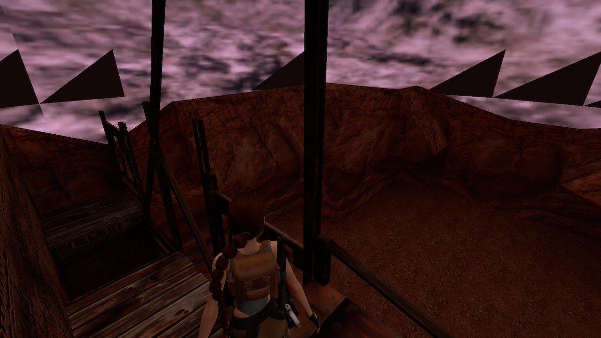 ExpressLemming's tweet photo. Loving playing #TombRaider 4 again so far on my #NintendoSwitch 🥰 @AspyrMedia the skybox on KV5 in both classic and remastered graphics needs a bit of tlc https://t.co/3vz3W7zIps