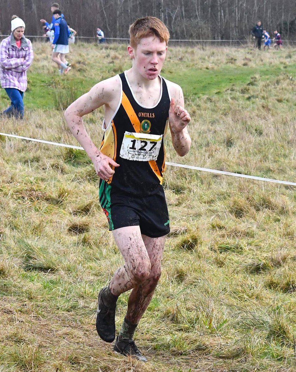 Massive congratulations to Eamonn Og McElligott who came 9th in a hard fought race in very tough conditions in Cork today! Eamonn Og will go onto represent Mercy Mounthawk at the 123.ie All Ireland Schools Cross Country Championships in March. Well done Eamonn Og