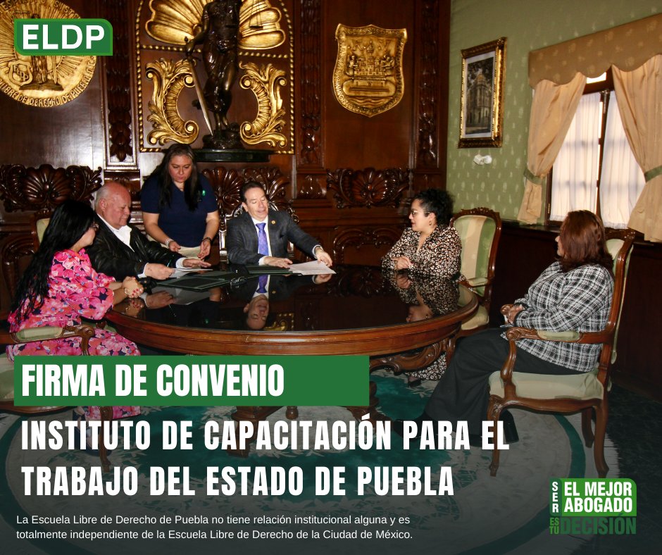 ELDPuebla's tweet image. Hoy, nuestro Presidente Ejecutivo, el Lic. Gerardo Tejeda Foncerrada, firmó un importante Convenio de Colaboración con el Instituto de Capacitación para el Trabajo del Estado de Puebla (ICATEP). @ICATEP_Oficial  🤝✨

#ELDP #Convenio #ICATEP #ComunidadLibre #Puebla