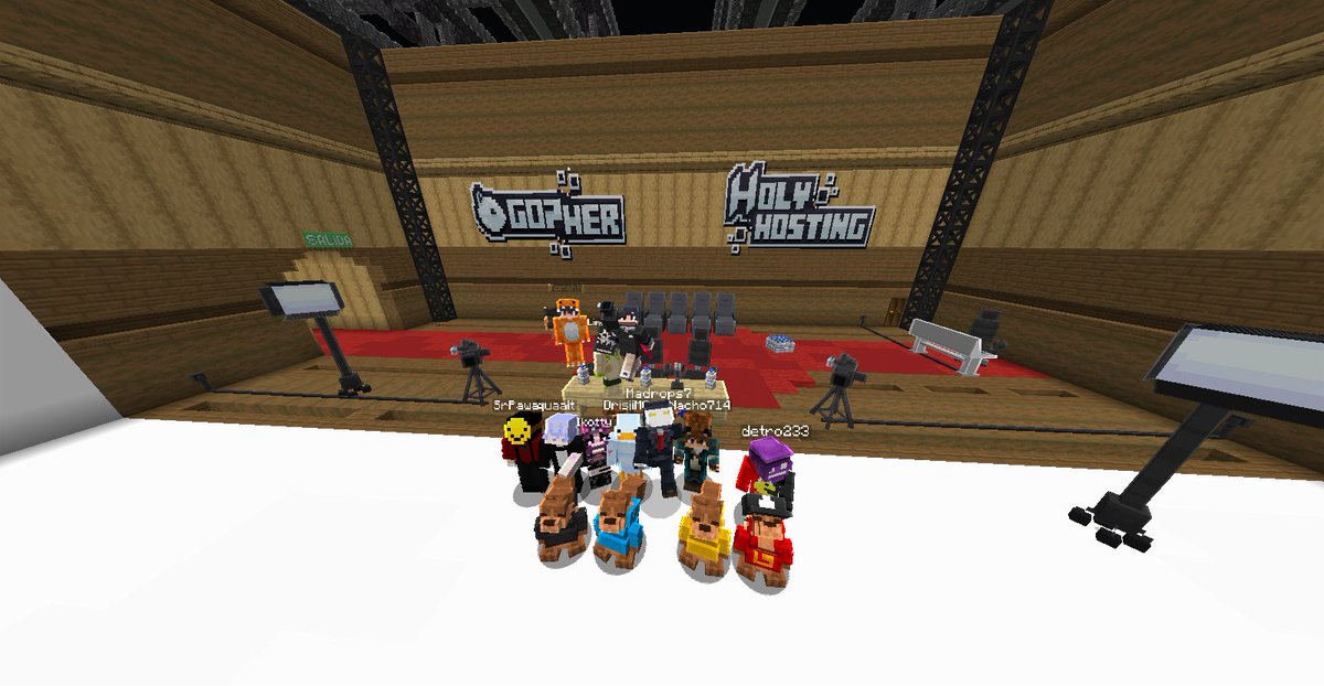 GopherProject_'s tweet image. Evento finalizado. 💘Gracias a @eldrisii por confiar y a @HolyHosting. 🐐