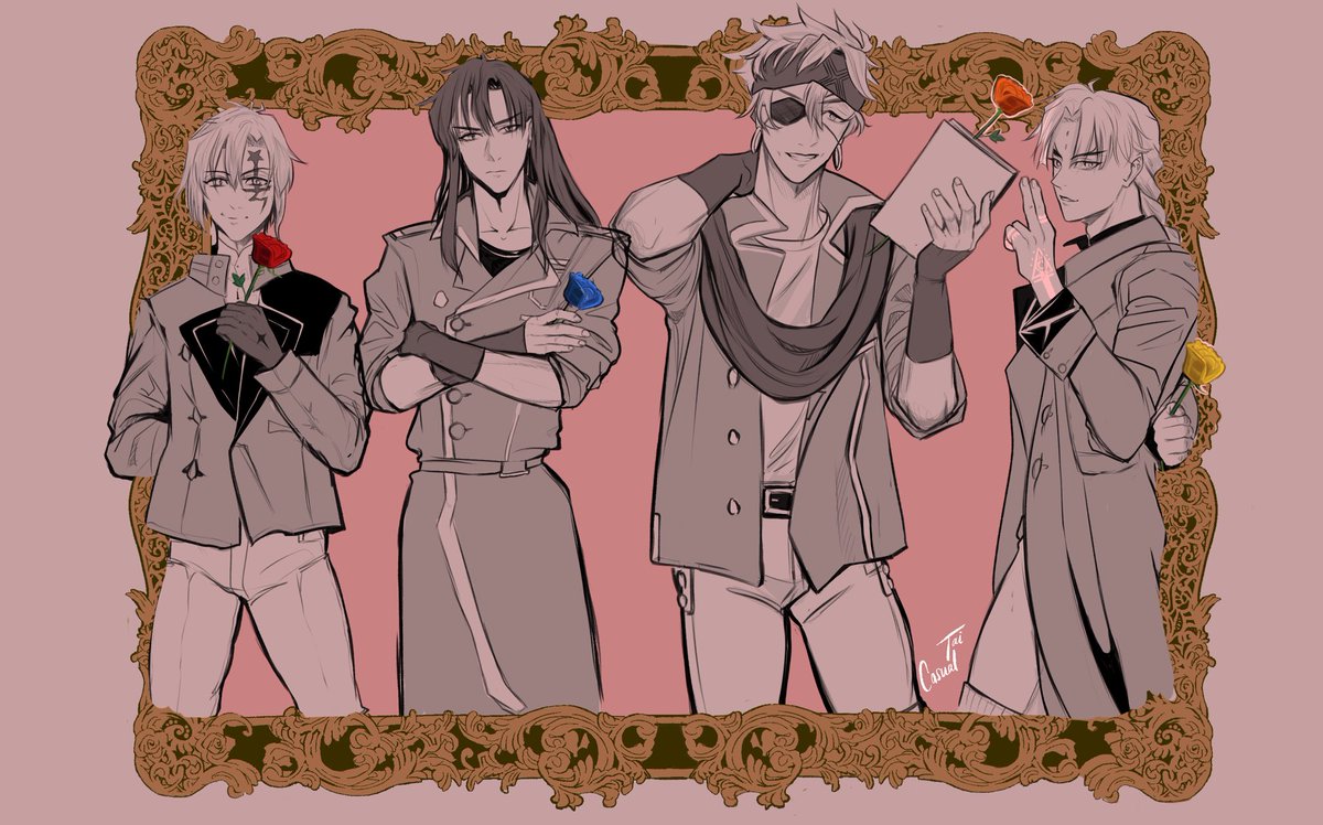 Valentines Day line-up with our DGM boys :3